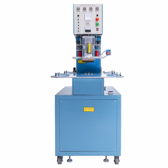 8kw Semi Automatic Single Head Turntable Battery Razor SD Cards Faucet Hardware Accessory Knives Mobile Phone Shell Rubik′s Cube High Frequency Welding Machine