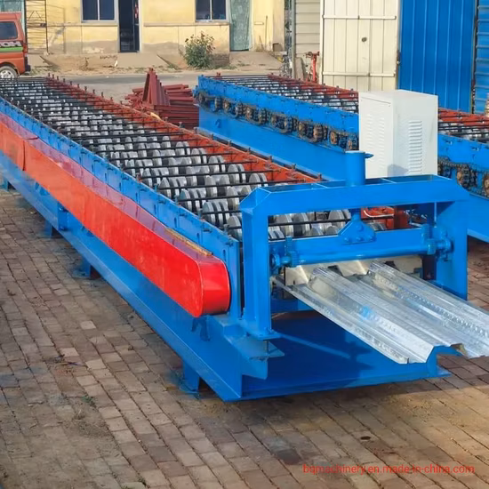 720 mm Stainless Steel Panel Making Galvanized Steel Plate Floor Decking Tile Roll Forming Machine